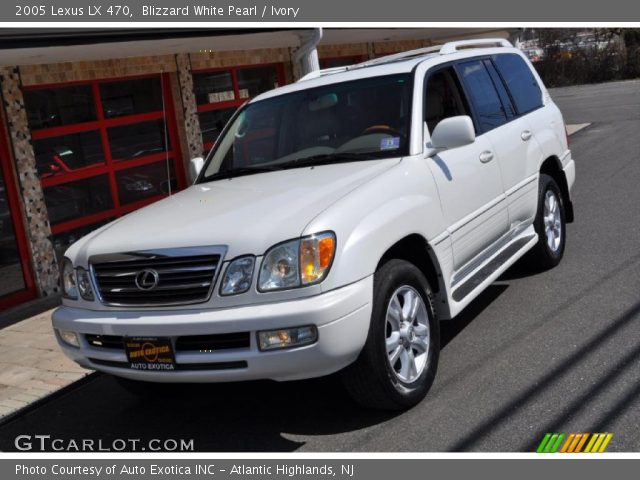 2005 Lexus LX 470 in Blizzard White Pearl