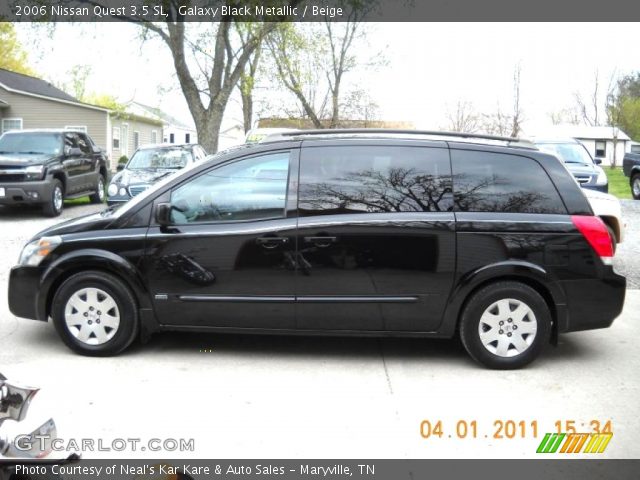 2006 Nissan Quest 3.5 SL in Galaxy Black Metallic