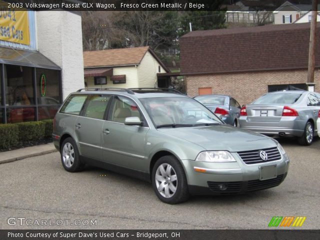 2003 Volkswagen Passat GLX Wagon in Fresco Green Metallic