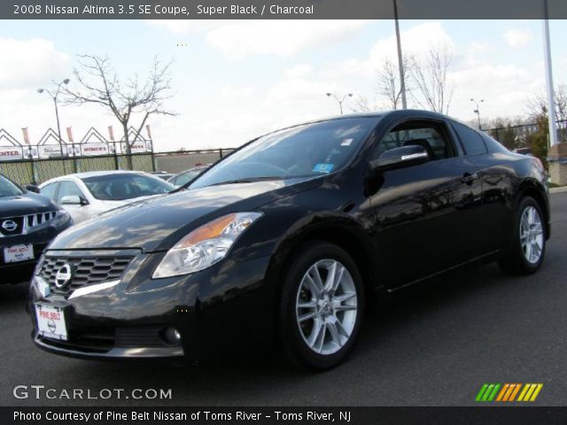 2008 Nissan Altima 3.5 SE Coupe in Super Black