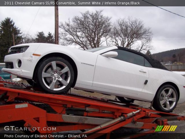 2011 Chevrolet Camaro SS/RS Convertible in Summit White