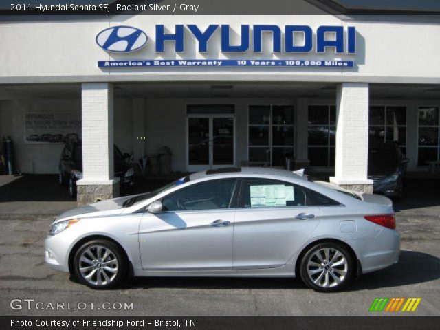 2011 Hyundai Sonata SE in Radiant Silver
