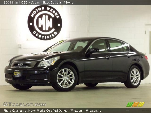 2008 Infiniti G 35 x Sedan in Black Obsidian