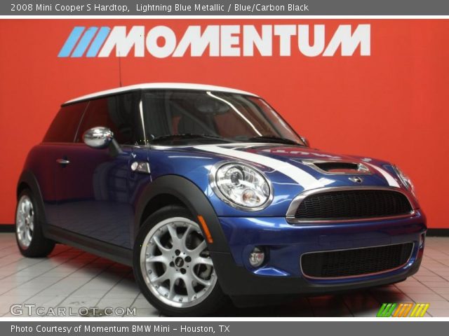 2008 Mini Cooper S Hardtop in Lightning Blue Metallic
