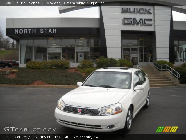 2003 Saturn L Series L200 Sedan in Cream White