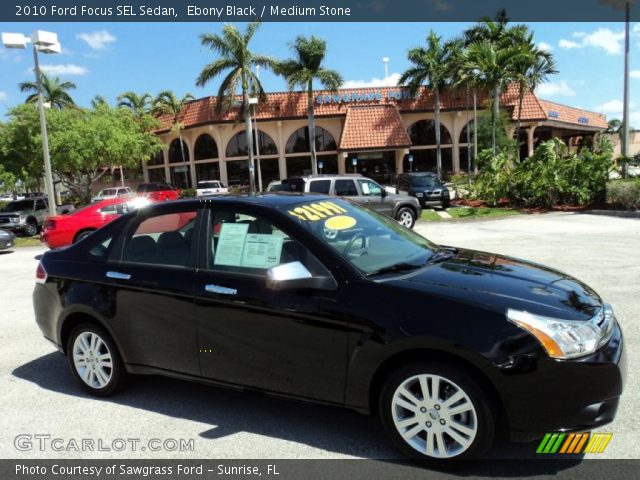 2010 Ford Focus SEL Sedan in Ebony Black