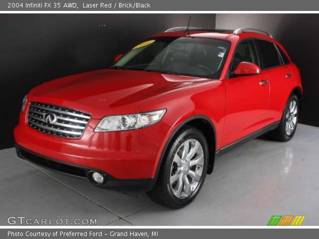 2004 Infiniti FX 35 AWD in Laser Red