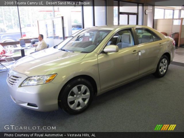 2008 Toyota Camry LE in Desert Sand Mica
