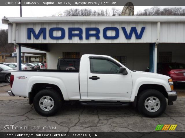 2006 GMC Canyon SL Regular Cab 4x4 in Olympic White