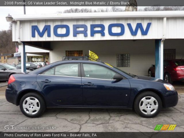 2008 Pontiac G6 Value Leader Sedan in Midnight Blue Metallic