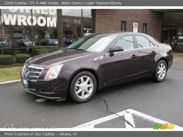 2008 Cadillac CTS 4 AWD Sedan in Black Cherry