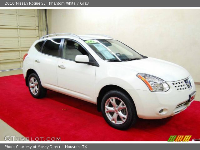 2010 Nissan Rogue SL in Phantom White