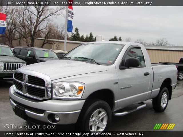 2007 Dodge Ram 1500 SLT Regular Cab 4x4 in Bright Silver Metallic
