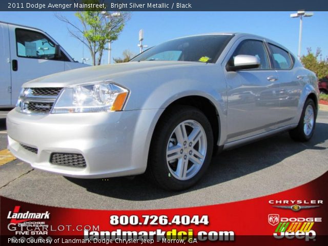 2011 Dodge Avenger Mainstreet in Bright Silver Metallic