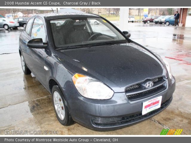 2008 Hyundai Accent GS Coupe in Charcoal Gray