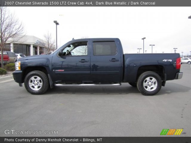 2007 Chevrolet Silverado 1500 LTZ Crew Cab 4x4 in Dark Blue Metallic