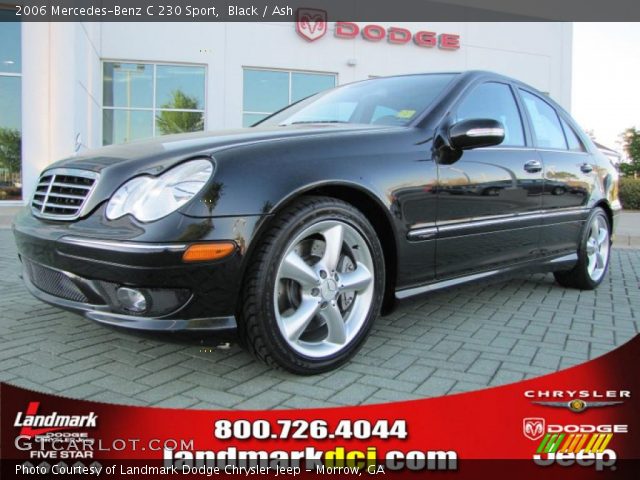 2006 Mercedes-Benz C 230 Sport in Black