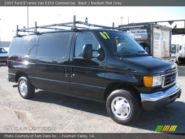 2007 Ford E Series Van E150 Commercial in Black