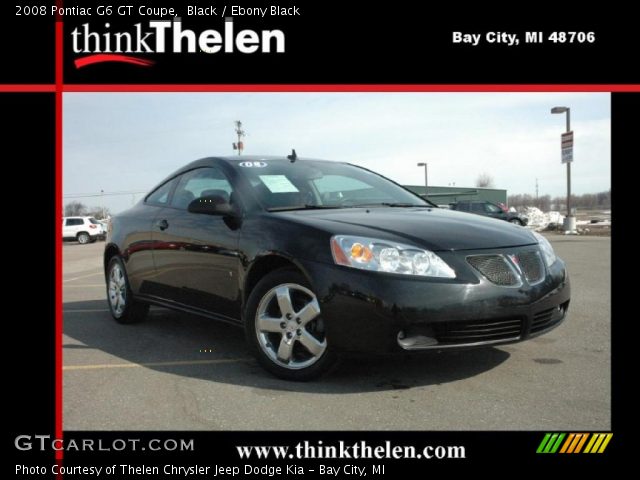 2008 Pontiac G6 GT Coupe in Black