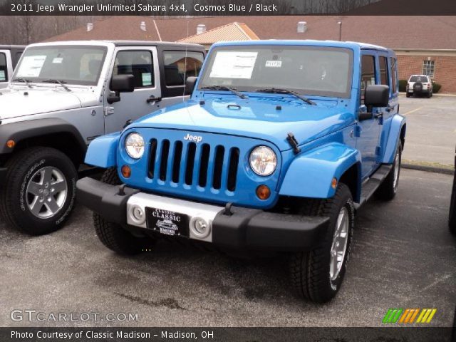 2011 Jeep Wrangler Unlimited Sahara 4x4 in Cosmos Blue