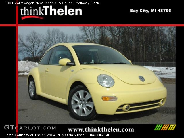 2001 Volkswagen New Beetle GLS Coupe in Yellow