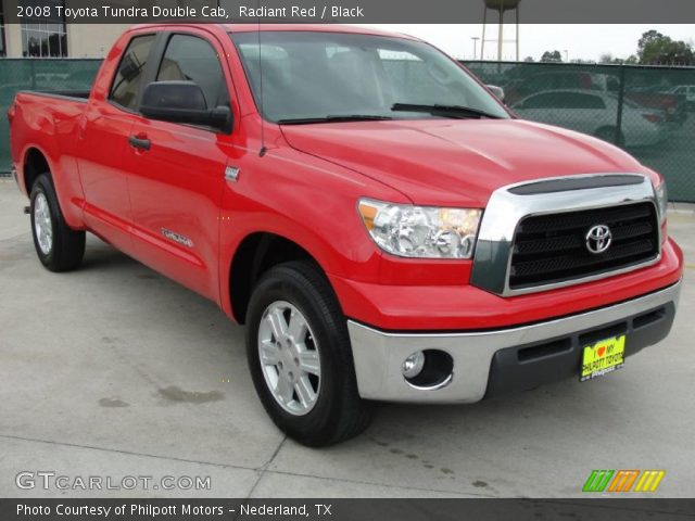2008 Toyota Tundra Double Cab in Radiant Red