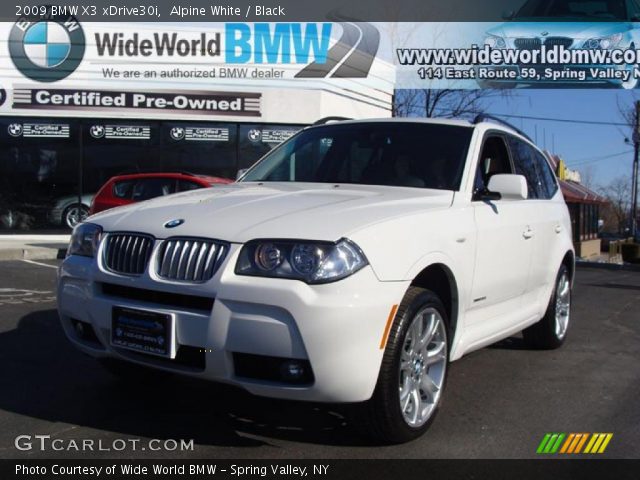 2009 BMW X3 xDrive30i in Alpine White