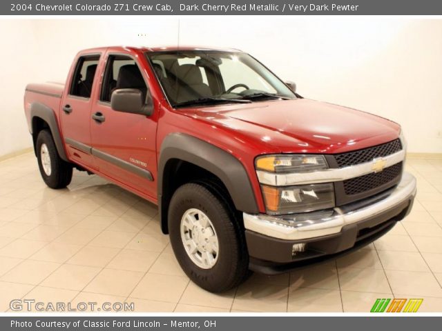 2004 Chevrolet Colorado Z71 Crew Cab in Dark Cherry Red Metallic