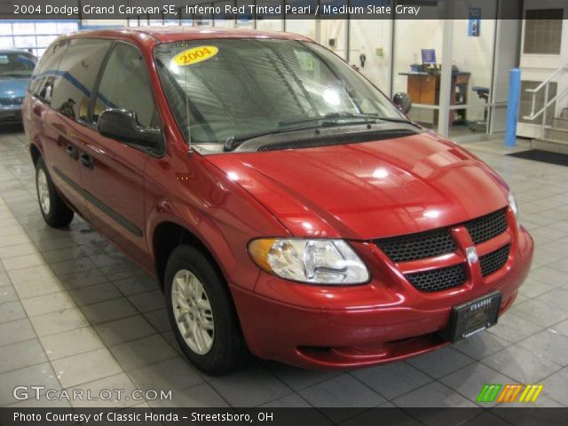 2004 Dodge Grand Caravan SE in Inferno Red Tinted Pearl