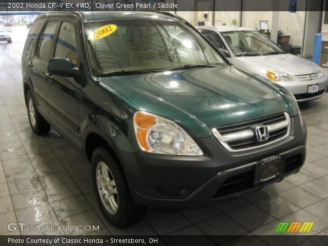 2002 Honda CR-V EX 4WD in Clover Green Pearl