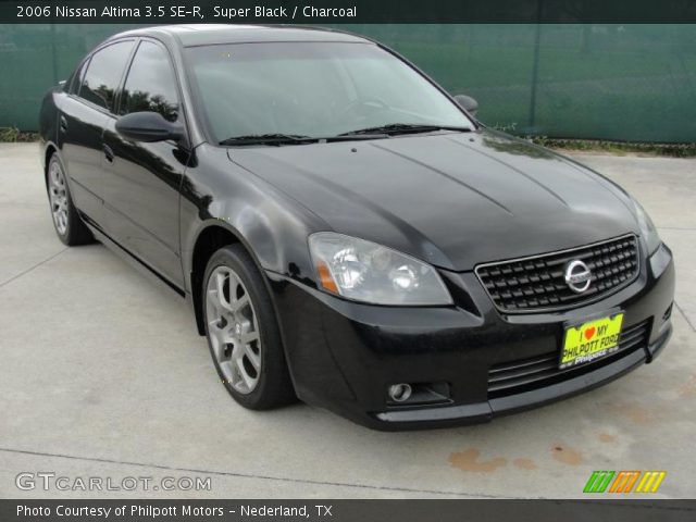 2006 Nissan Altima 3.5 SE-R in Super Black
