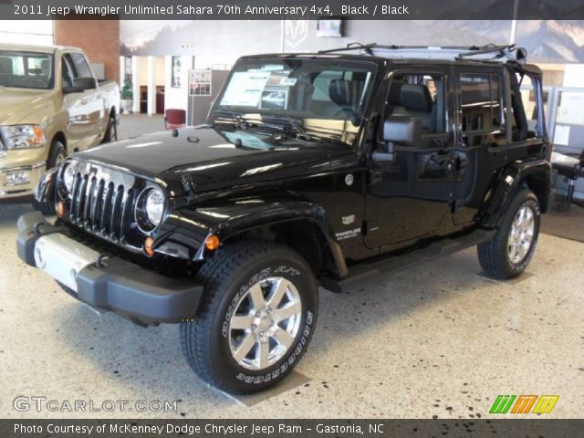 2011 Jeep Wrangler Unlimited Sahara 70th Anniversary 4x4 in Black