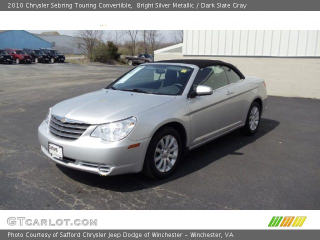 2010 Chrysler Sebring Touring Convertible in Bright Silver Metallic