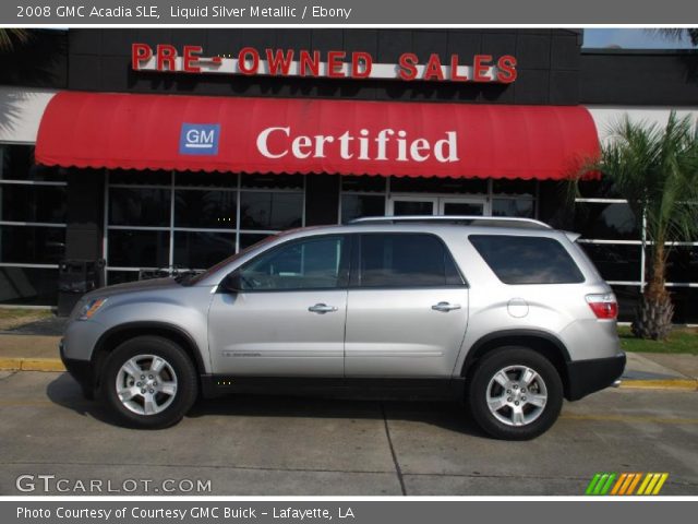 2008 GMC Acadia SLE in Liquid Silver Metallic