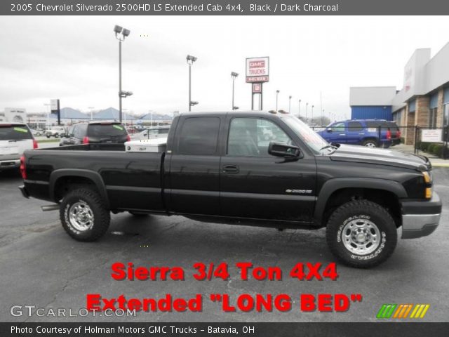 2005 Chevrolet Silverado 2500HD LS Extended Cab 4x4 in Black