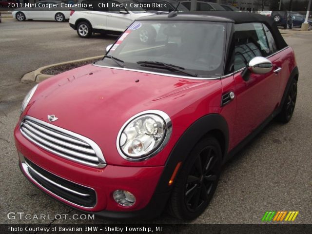 2011 Mini Cooper Convertible in Chili Red
