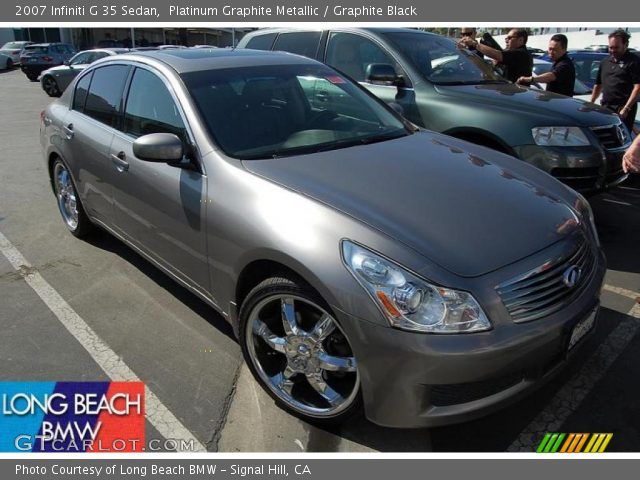 2007 Infiniti G 35 Sedan in Platinum Graphite Metallic