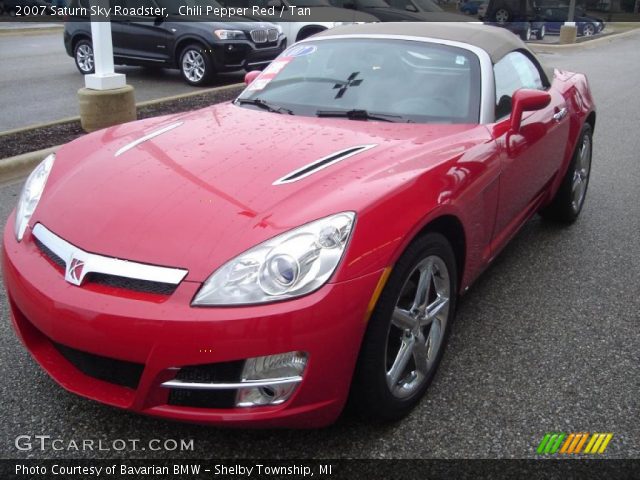 2007 Saturn Sky Roadster in Chili Pepper Red