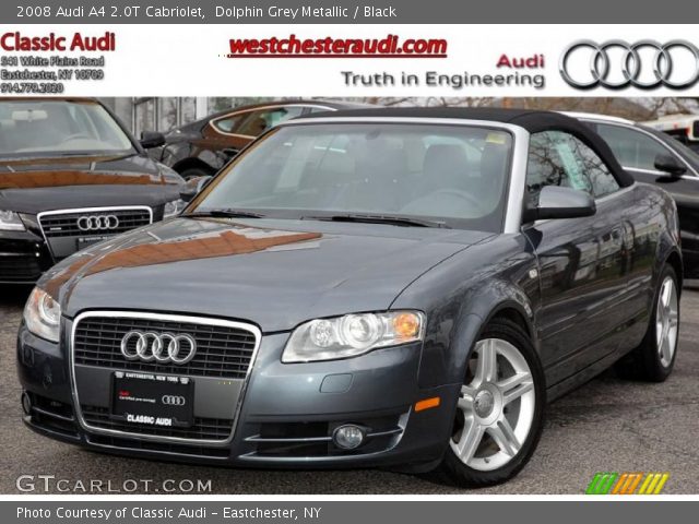 2008 Audi A4 2.0T Cabriolet in Dolphin Grey Metallic
