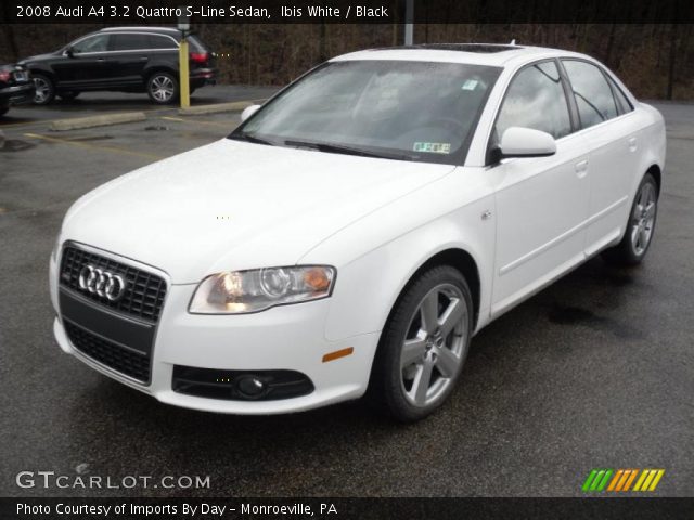 2008 Audi A4 3.2 Quattro S-Line Sedan in Ibis White