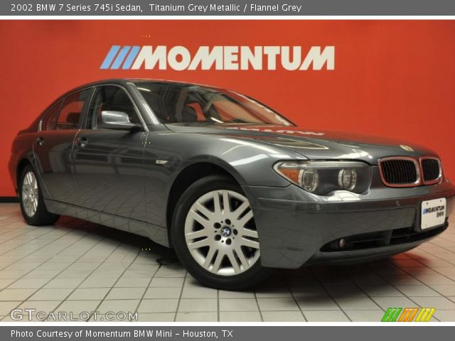 2002 BMW 7 Series 745i Sedan in Titanium Grey Metallic