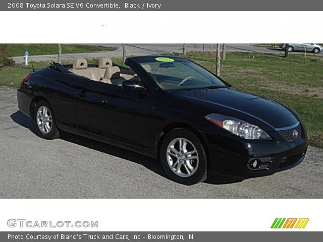 2008 Toyota Solara SE V6 Convertible in Black