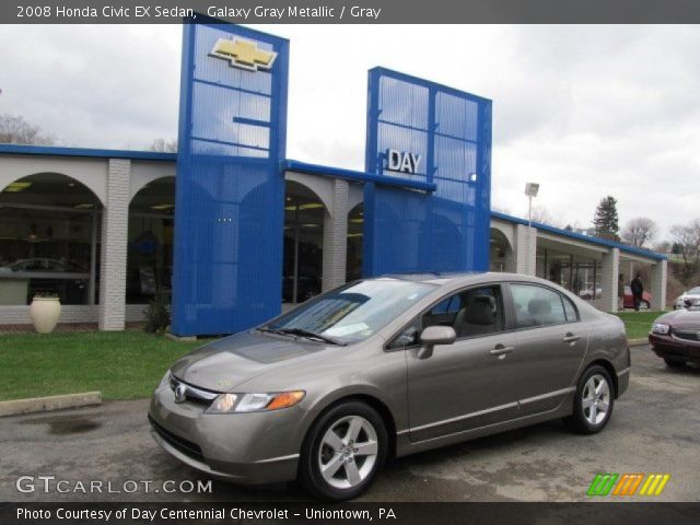 2008 Honda Civic EX Sedan in Galaxy Gray Metallic