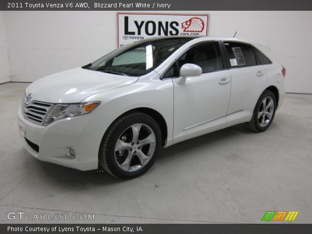 2011 Toyota Venza V6 AWD in Blizzard Pearl White