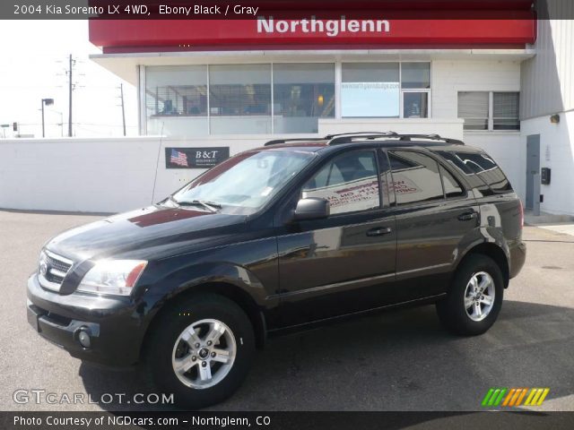 2004 Kia Sorento LX 4WD in Ebony Black