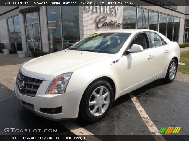 2008 Cadillac CTS Sedan in White Diamond Tri-Coat