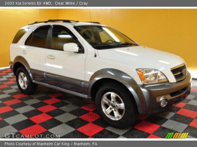 2003 Kia Sorento EX 4WD in Clear White