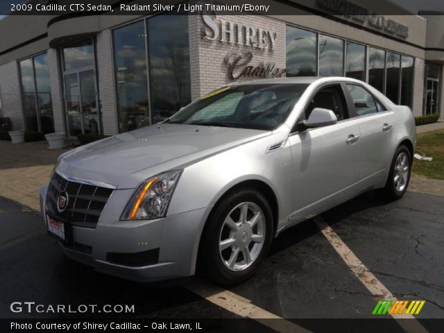 2009 Cadillac CTS Sedan in Radiant Silver