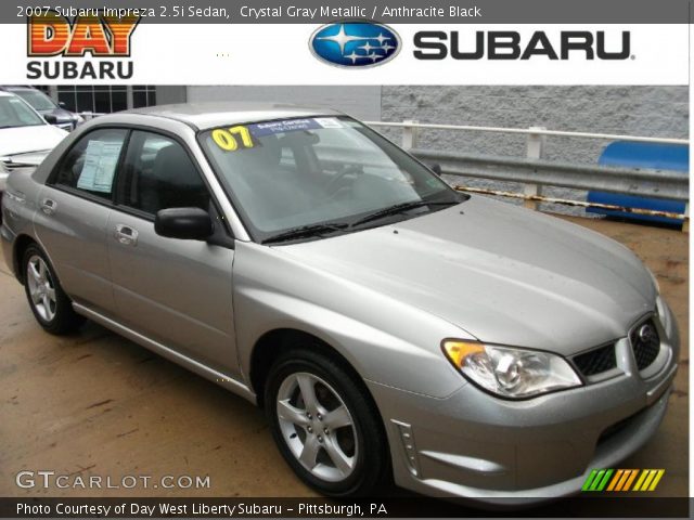 2007 Subaru Impreza 2.5i Sedan in Crystal Gray Metallic