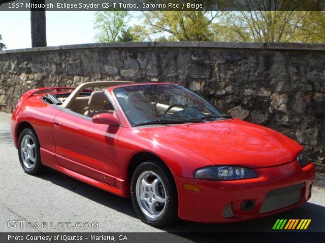 1997 Mitsubishi Eclipse Spyder GS-T Turbo in Saronno Red